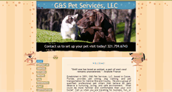 Desktop Screenshot of gandspetservices.com